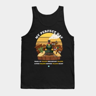 Train Sleep Commuter Locomotive Gift Tank Top